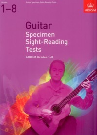 Specimen Sight Reading Tests Grades 1-8 available at Guitar Notes.